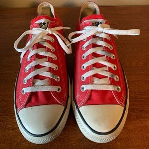 Used Red Converse